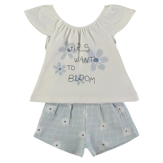 Conjunto Bebé Niña Bloom Algodón Verano Babybol 622061044