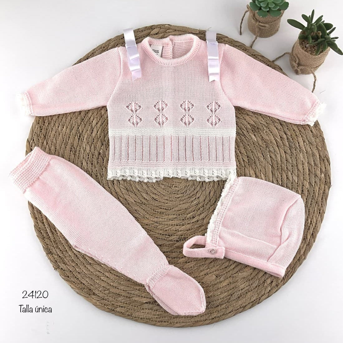 Visi 40300 Conjunto de primeiros looks para bebé verde