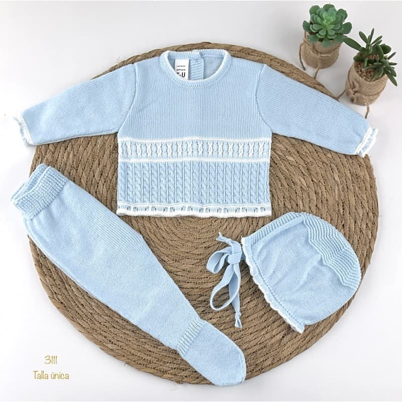 Ensemble de première tenue pour bébé vert Visi 40300
