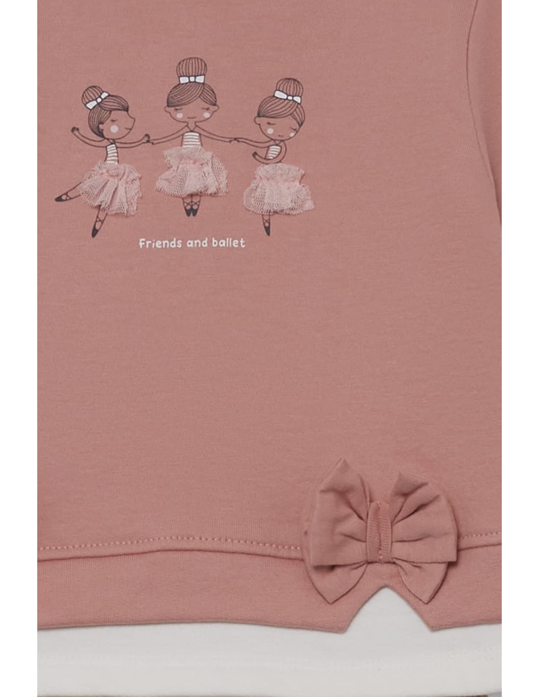Ensemble bébé fille Street Monkey avec sweat-shirt ballerine et leggings roses 522153013 (3 à 24 mois)