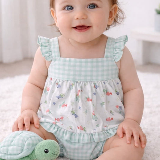 Conjunto para bebé Babidu verano ternura 621041225 verde