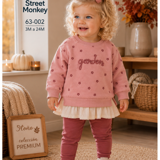 Ensemble bébé deux pièces Street Monkey 351034 (1 à 24 mois) 