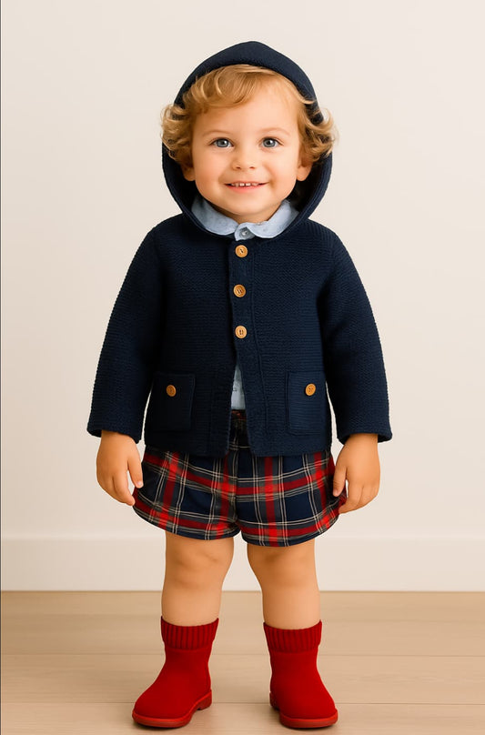 Conjunto tres piezas para Bebé Baby Ferr chaqueta rojo 322123998