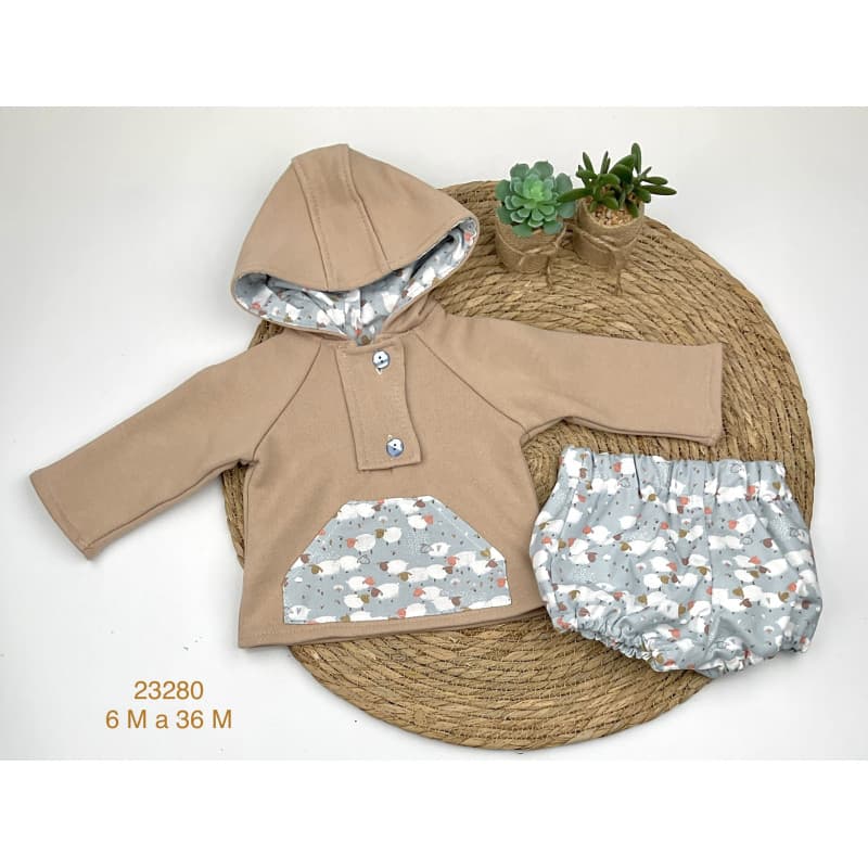 Veste bébé avec bonnet et culotte Baby Ferr 522125406 (3 à 24 mois)