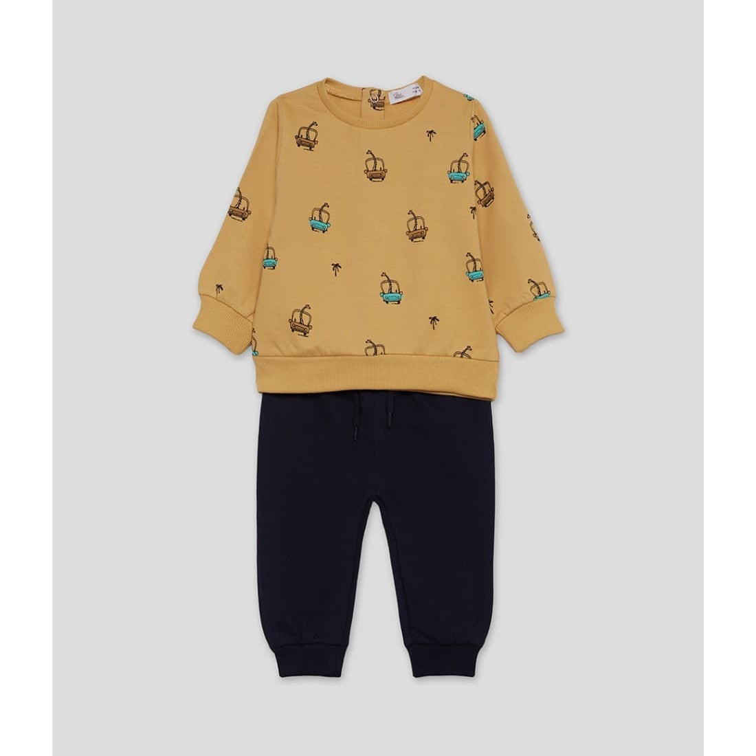Ensemble bébé garçon Street Monkey avec sweat-shirt imprimé bateau 522154043 (3 à 24 mois)