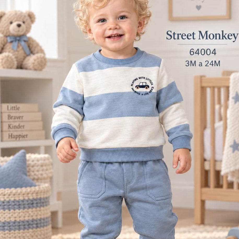 Ensemble bébé deux pièces Street Monkey 351034 (1 à 24 mois) 