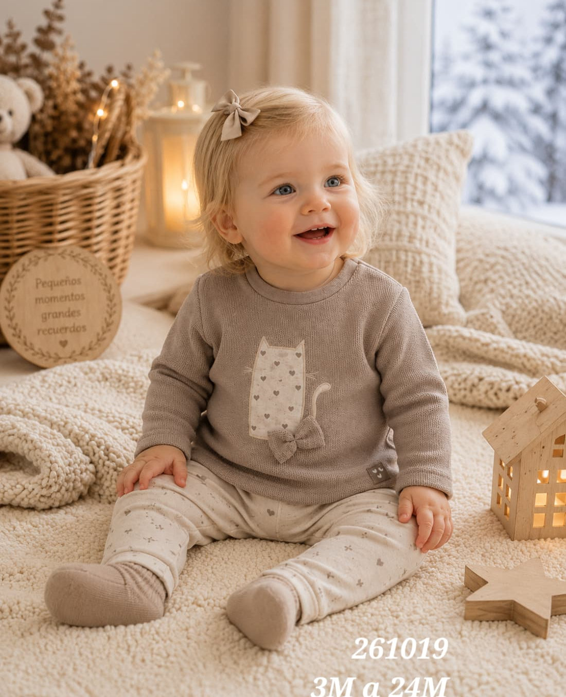 Ensemble bébé garçon Babybol gris et vert avec sweat et pantalon 522152110 Confort et style décontracté