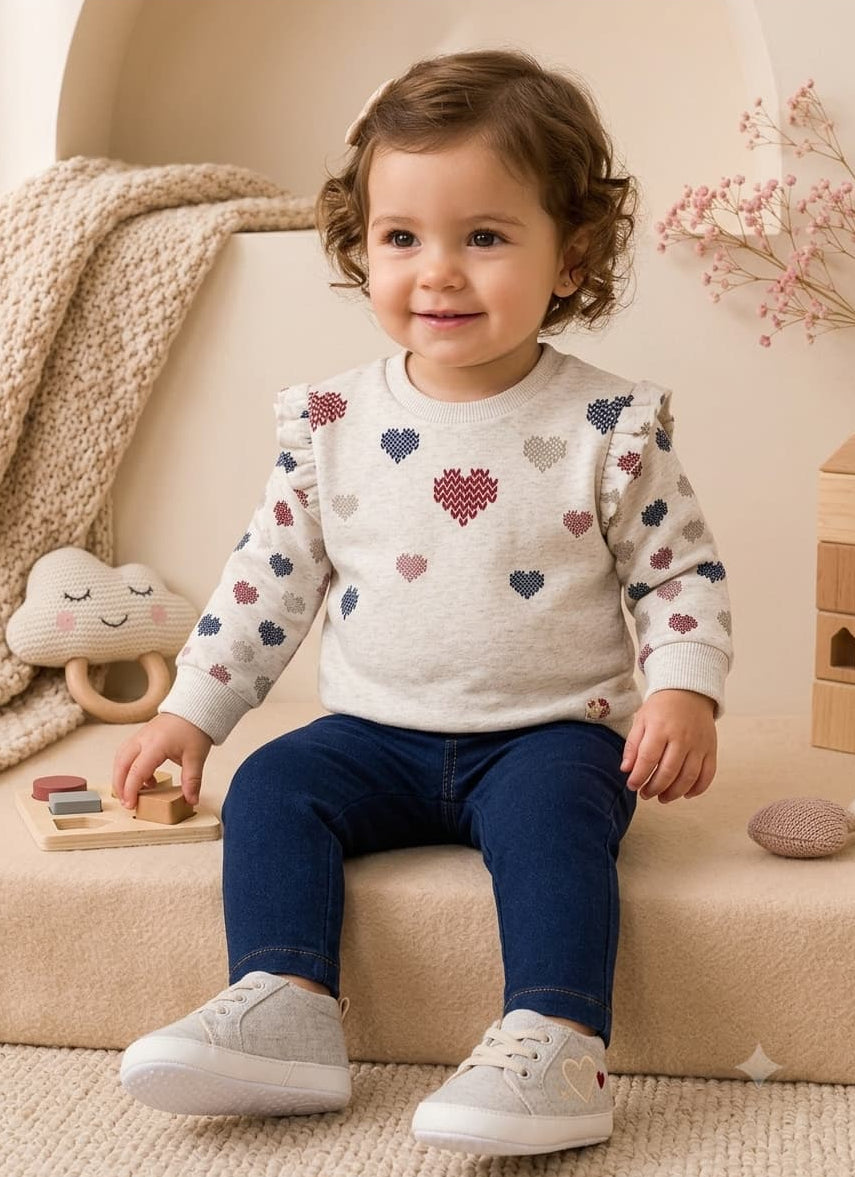 Ensemble bébé garçon Babybol gris et vert avec sweat et pantalon 522152110 Confort et style décontracté