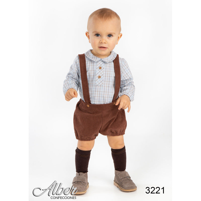 Conjunto bebé niño Alber 3221 Estilo tradicional, comodidad y mucho encanto