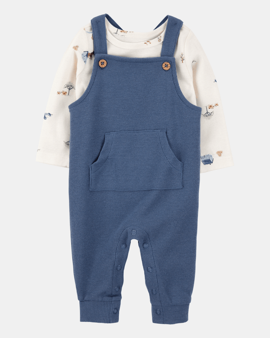 Conjunto dos piezas peto algodón térmico y camiseta manga larga