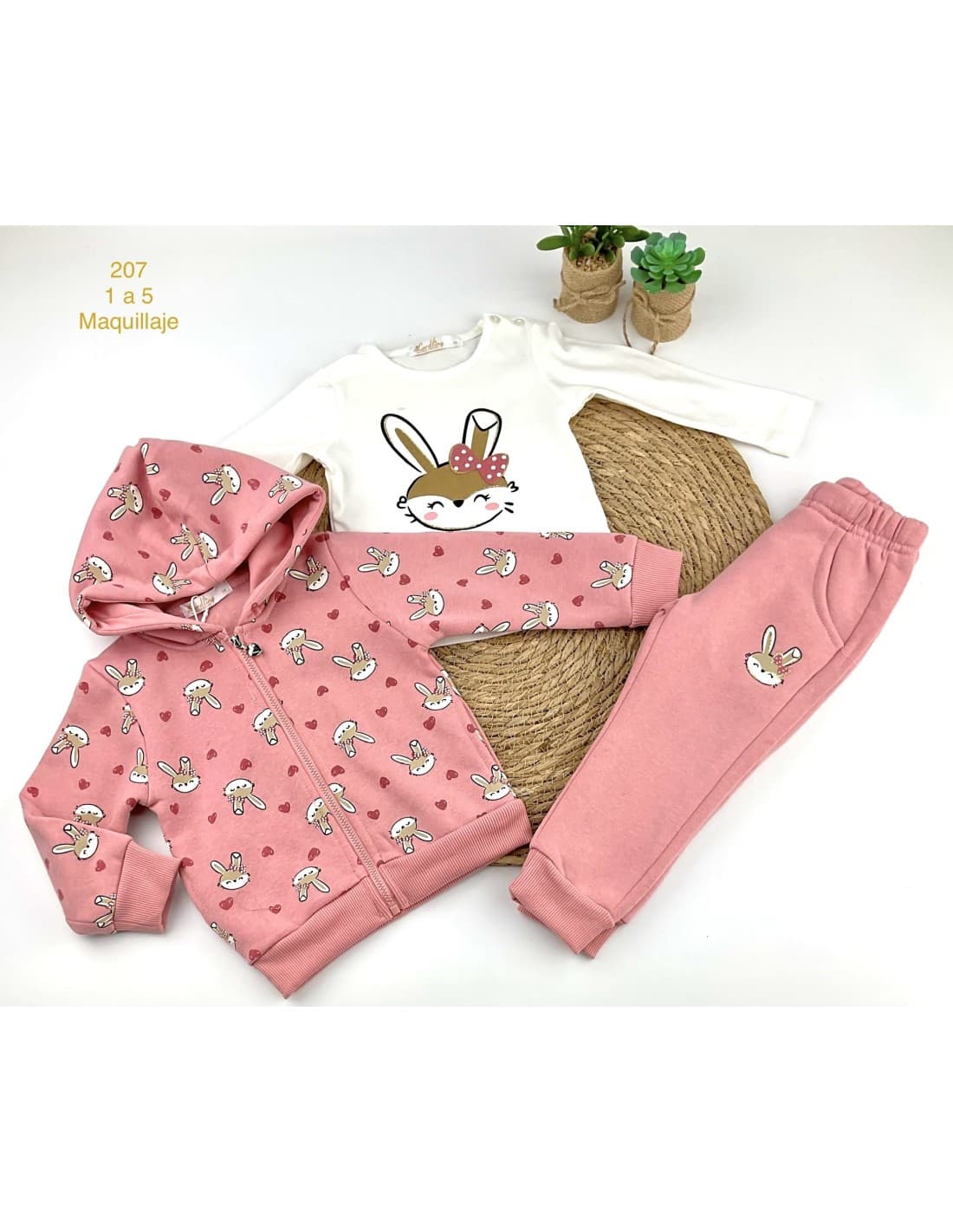 Conjunto Babybol cinza e verde para bebé menino com sweatshirt e calças 522152110 Conforto e estilo casual