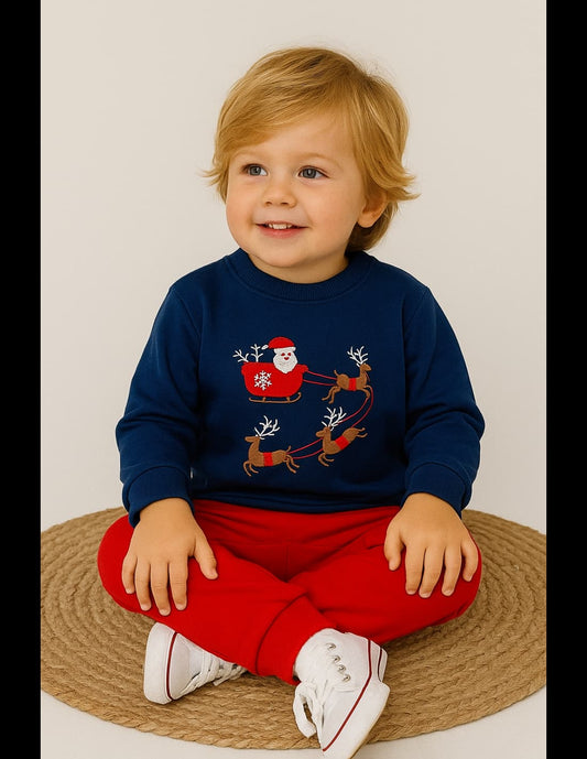 Conjunto chándal infantil niño “Santa Claus” 212102229 Alma Petit