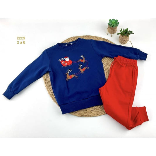 Conjunto chándal infantil niño “Santa Claus” 212102229 Alma Petit