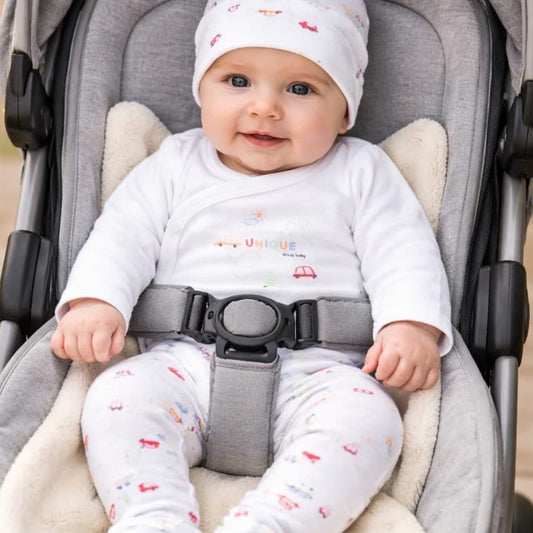 Conjunto de 3 peças Yatsi Baby 25200011 Corações em algodão rosa (0 a 3 meses)