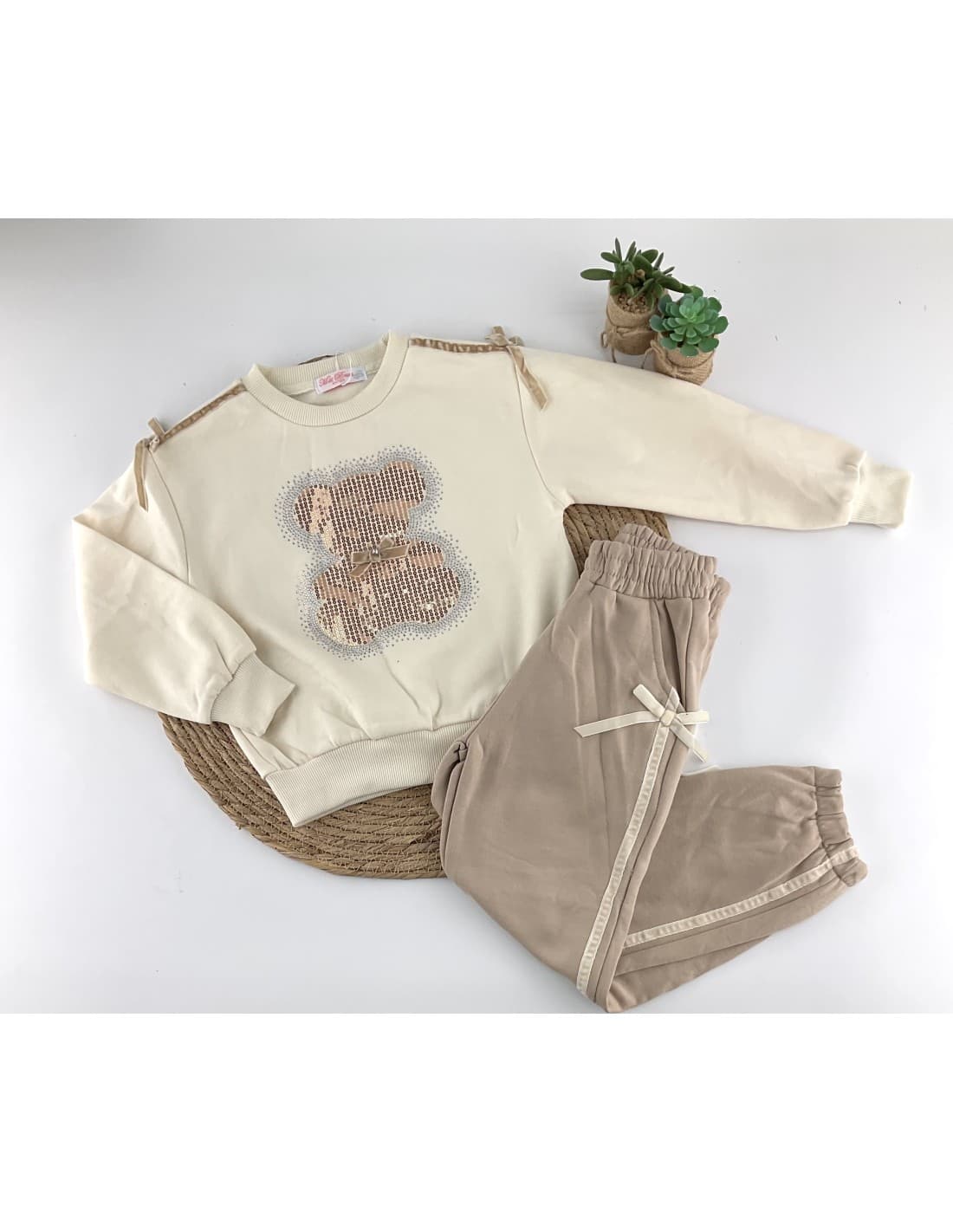 Coffret peluche fille 522101073 Ours en peluche avec nœud (4 à 12 ans)