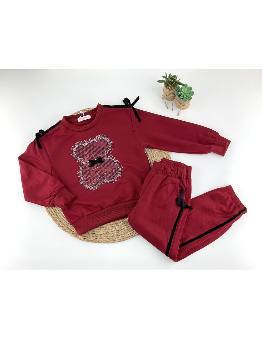 Coffret peluche fille 522101073 Ours en peluche avec nœud (4 à 12 ans)