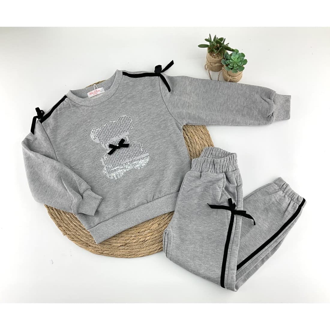 Coffret peluche fille 522101073 Ours en peluche avec nœud (4 à 12 ans)