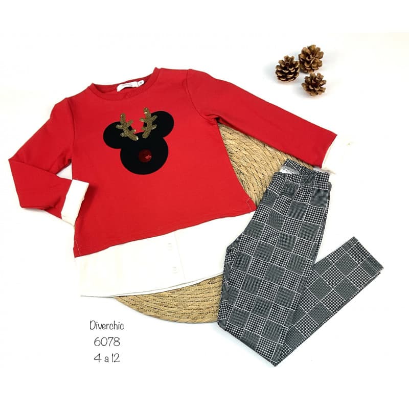 Conjunto niña leggins DIVERCHIC Ciervo 212106078