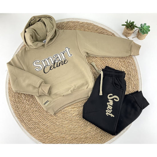 Conjunto de camisola com capuz e polar para menino 522101738 (4 a 12 anos)