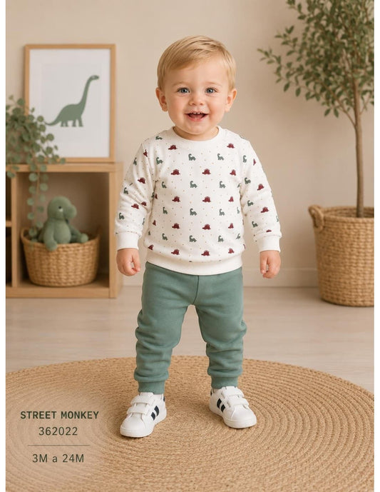 Ensemble bébé deux pièces Street Monkey 351034 (1 à 24 mois) 