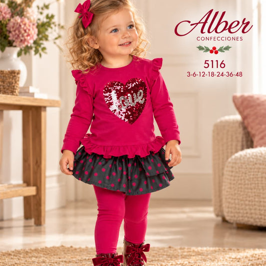 Ensemble Grenat pour Bébé Ferr 25388 (3 à 36 mois)