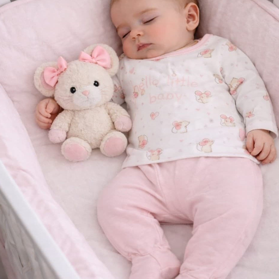 Ensemble 3 pièces Yatsi Baby 25200011 Cœurs en coton rose (0 à 3 mois)