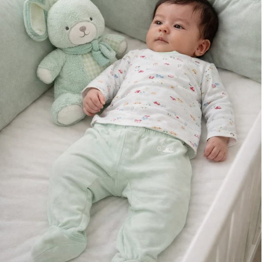 Conjunto de 3 peças Yatsi Baby 25200011 Corações em algodão rosa (0 a 3 meses)