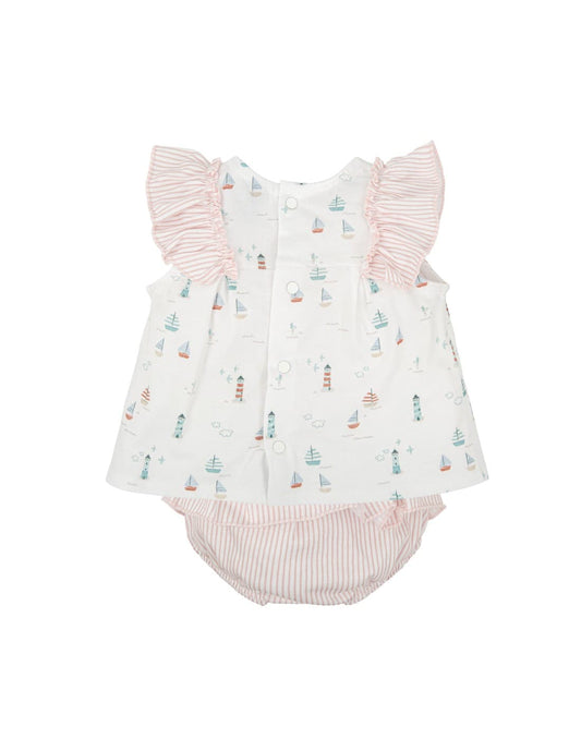 Conjunto para bebé Babidu verano barquitos 621041221