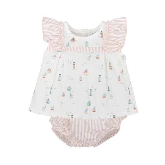 Conjunto para bebé Babidu verano barquitos 621041221