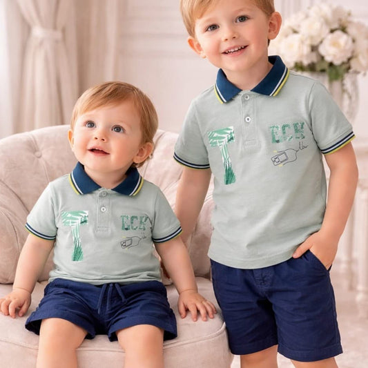 Conjunto niño polo y pantalón corto Babybol 322032686