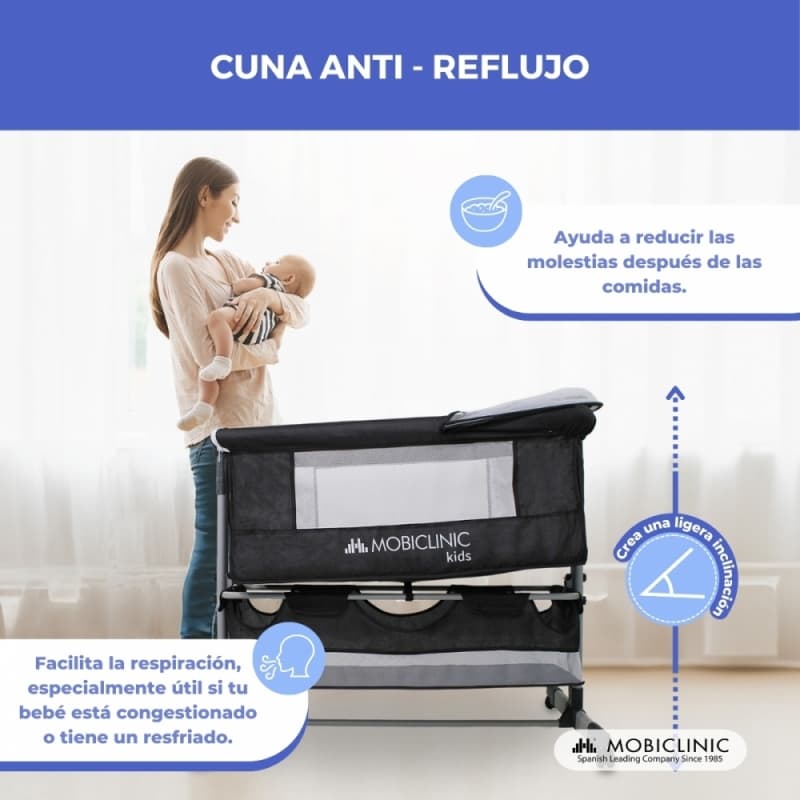 Cuna colecho balancín 3 en 1 Night – Mobiclinic