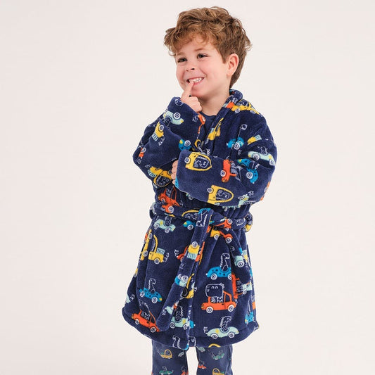 Roupão juvenil em lã coral para menina Stars 8127 Kinanit