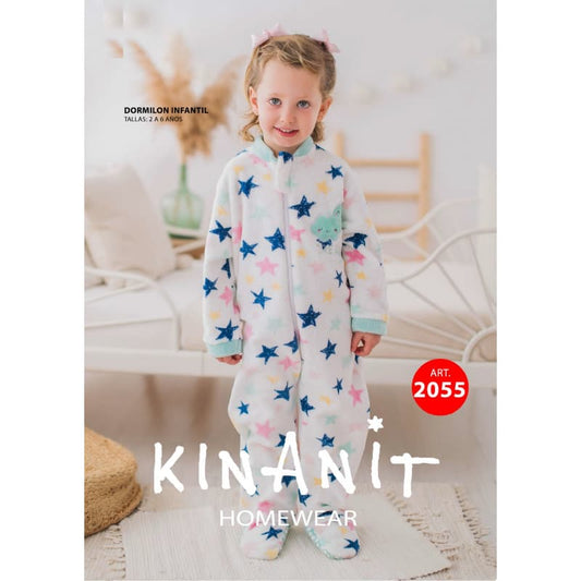 Pijama manta dormilón infantil niña 221102055 KINANIT estrellas