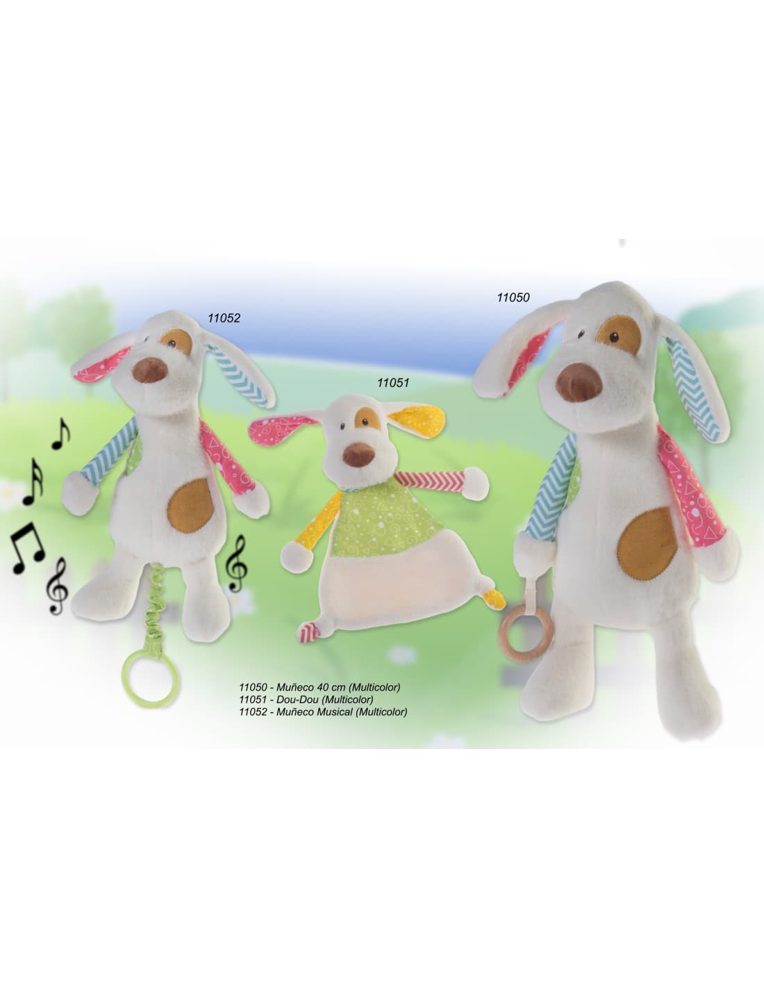 Coelhinho Dou Dou HORRIDERS riscas 10219