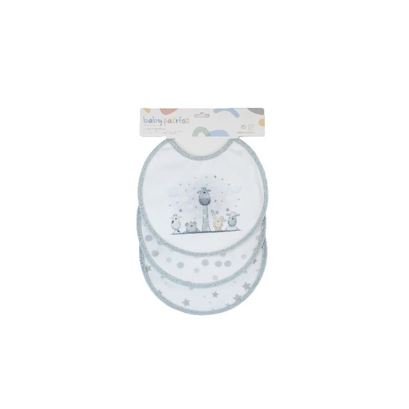 Estuche babero silicona BABY PASITOS jirafa 3 unidades 421000083