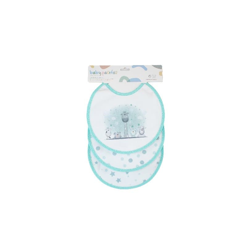 Estuche babero silicona BABY PASITOS jirafa 3 unidades 421000083