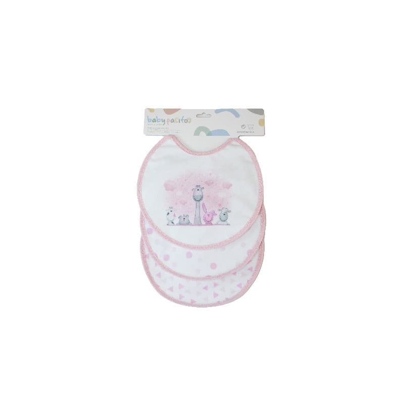 Estuche babero silicona BABY PASITOS jirafa 3 unidades 421000083