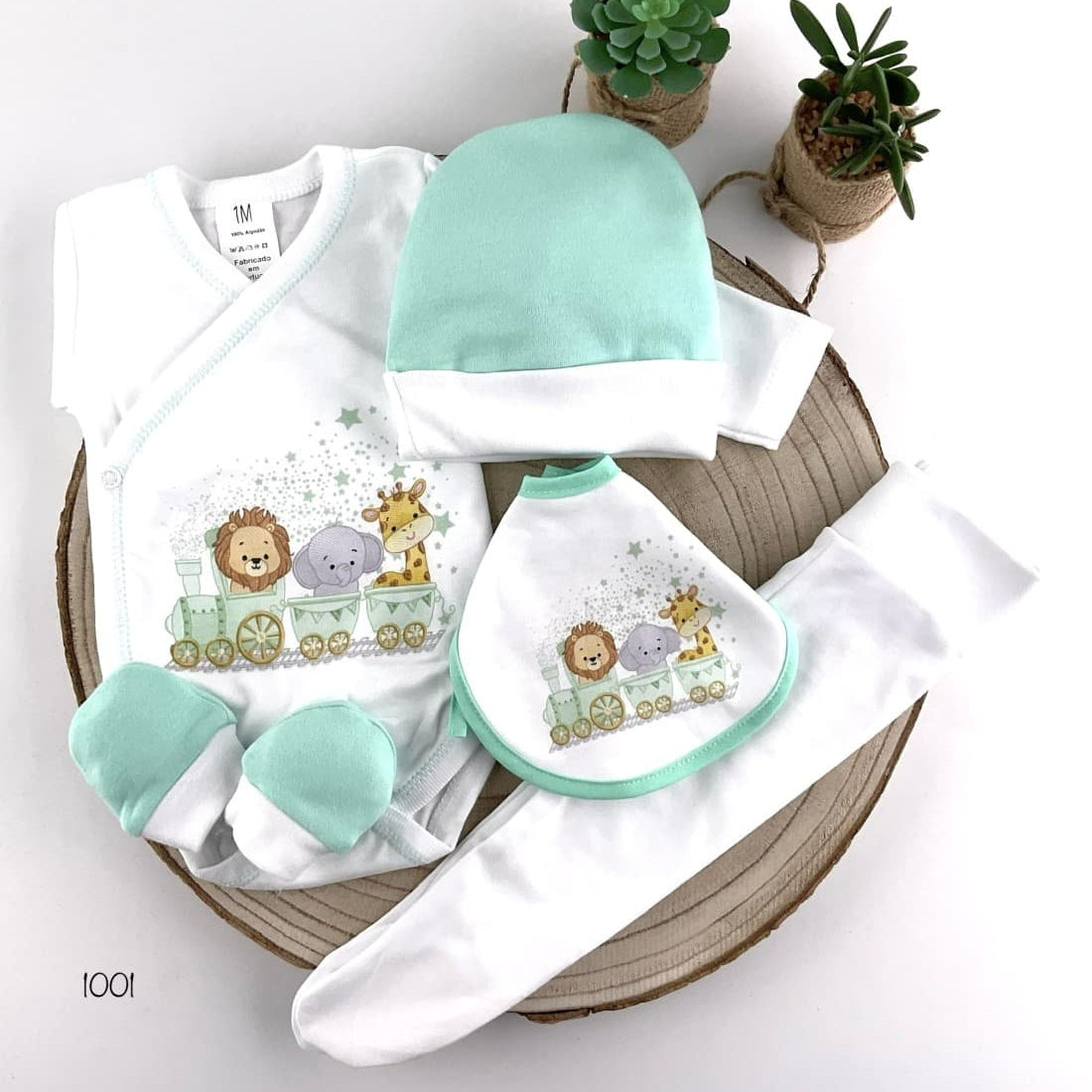 Coffret cadeau bébé 5 pièces – 100 % coton Prawn Star 10734