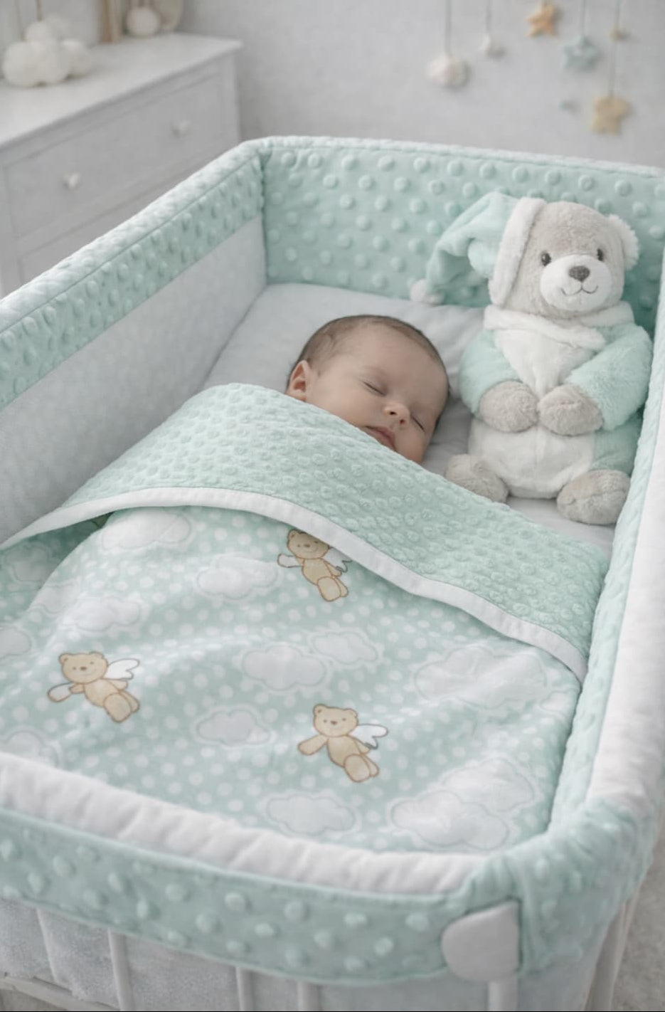 Estuche regalo manta y peluche osito para bebé – Kinanit 321100042
