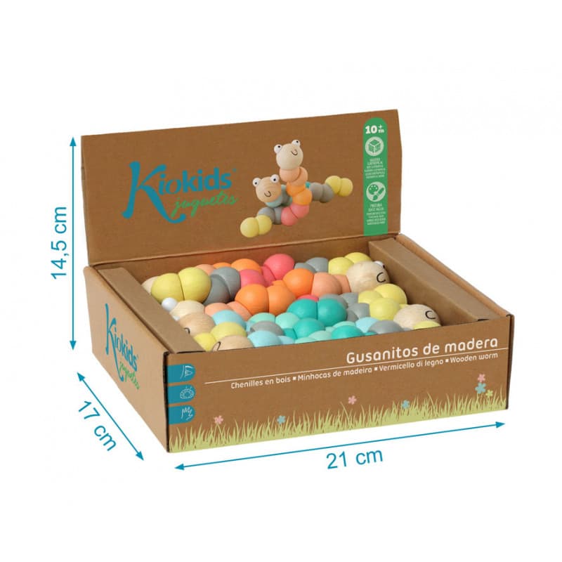 Gusano de Madera Articulado 15 cm – Kiokids  211103139