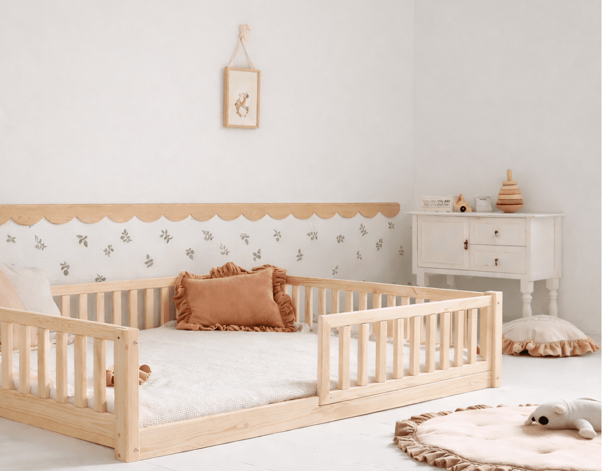 Cornisa de Madera Ondas - Haya Natural