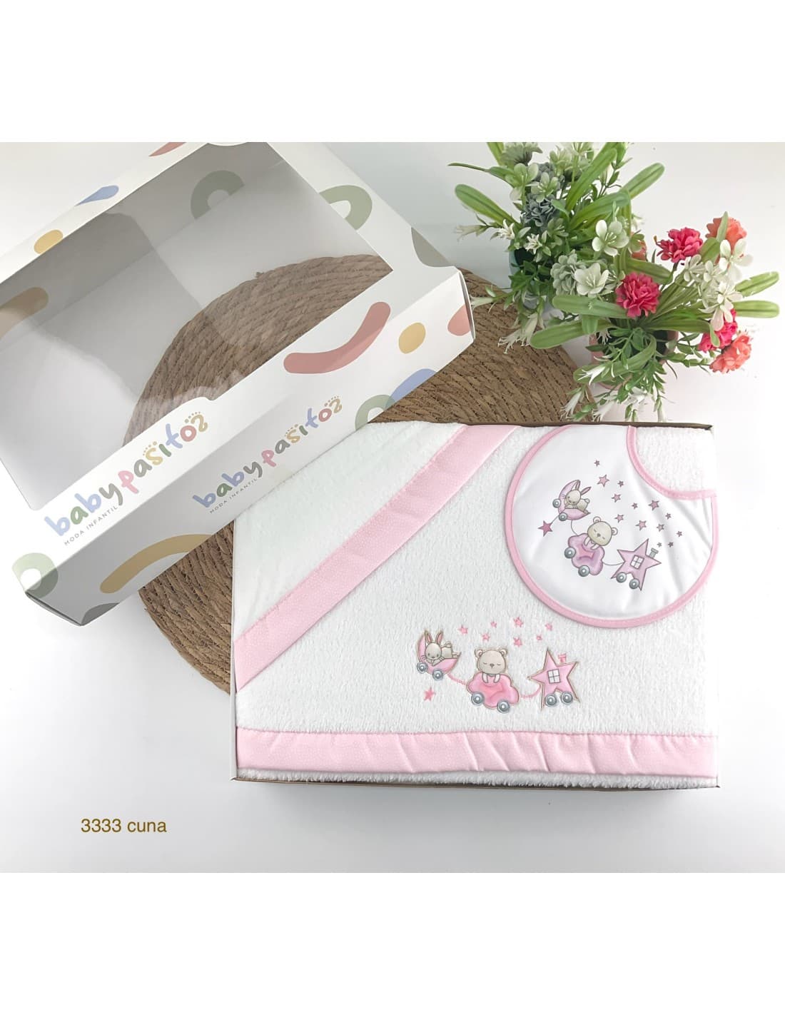 Berço Coralina 3 Peças Baby Steps Train 421103333 Suavidade e Doçura para os Sonhos do Bebé