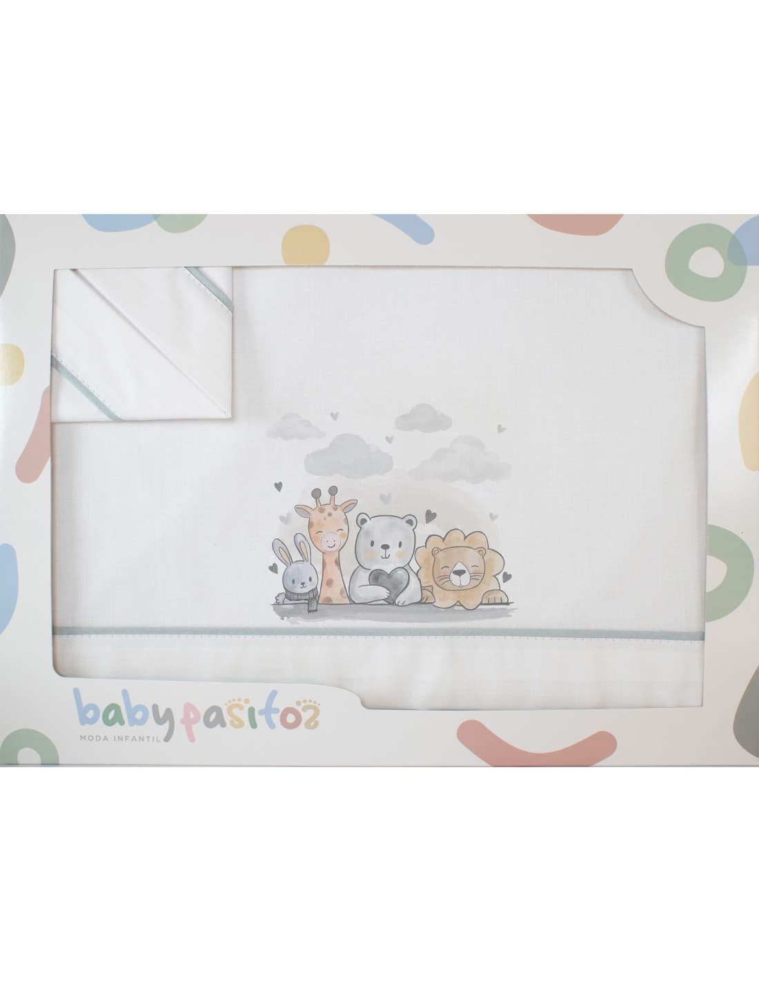 Juego de sábanas para minicuna bebé suave BABY PASITOS – Ideal para primeros días (621004338)