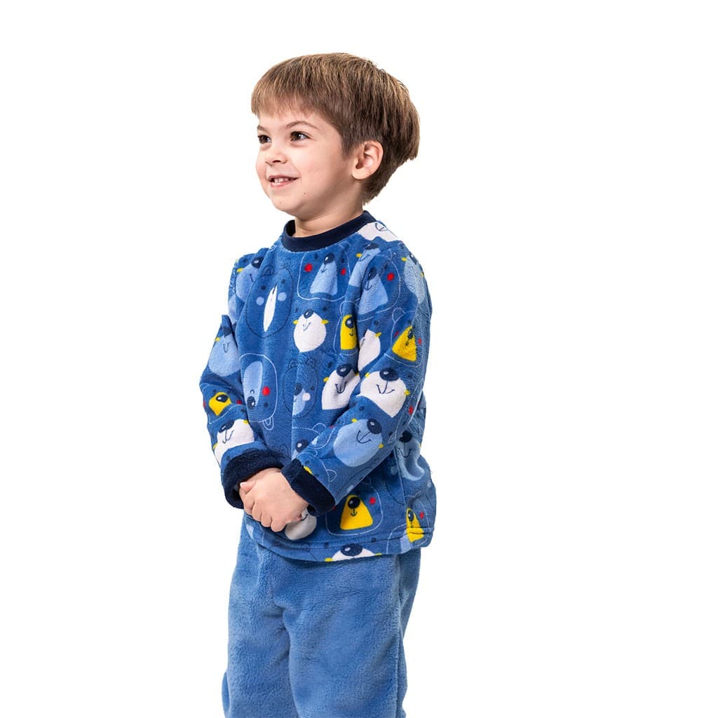 Pyjama fille Kinanit 525100454 en élasthanne doux avec imprimé cœur