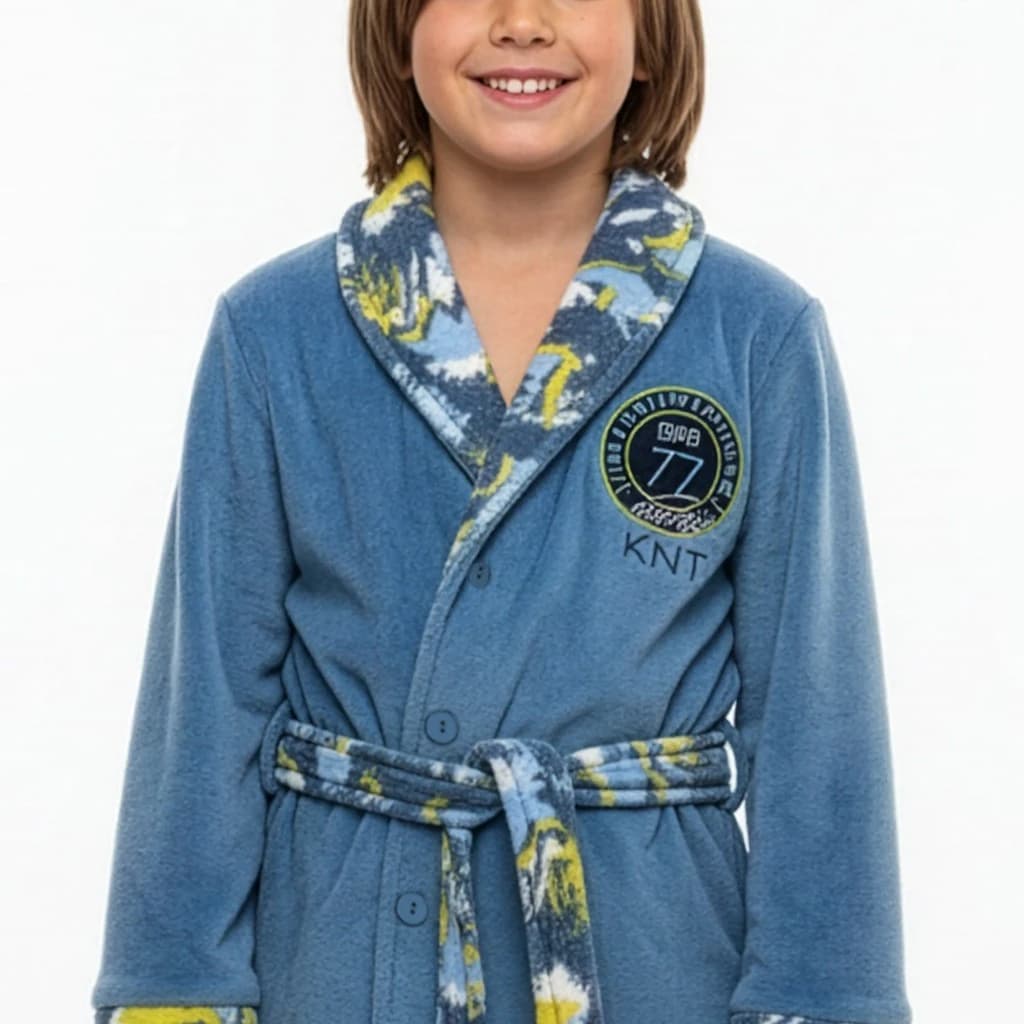 Nacarina Kinanit 8062 Roupão de banho infantil Coraline extra macio com cinto