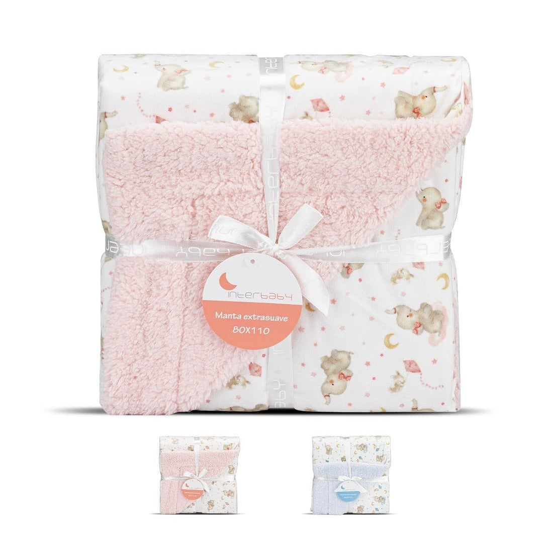 Couverture bébé imprimée Interbaby Moon Stars 421100985