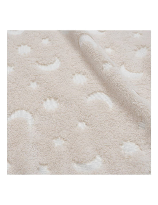 Manta para bebé estampada com estrelas e lua da Interbaby 421100985