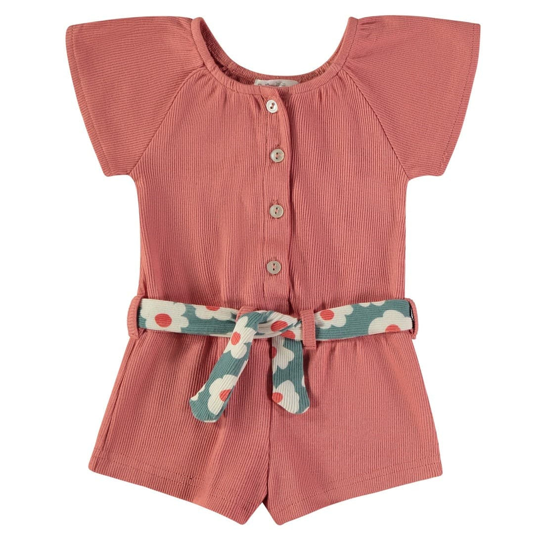Mono Bebé Niña naranja teja Algodón Verano Babybol 622061003