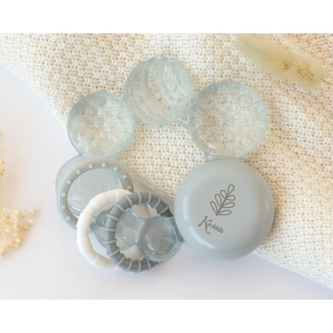 Mordedor refrigerante para bebé 11 cm gris KIOKIDS 521005505