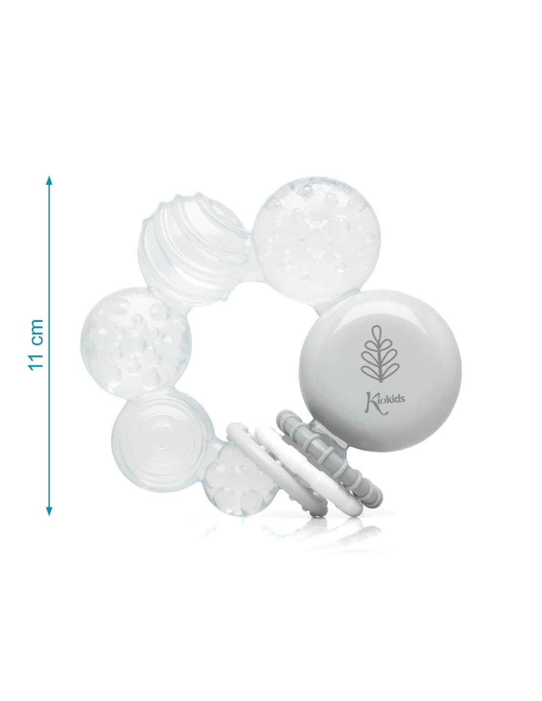 Mordedor refrigerante para bebé 11 cm gris KIOKIDS 521005505